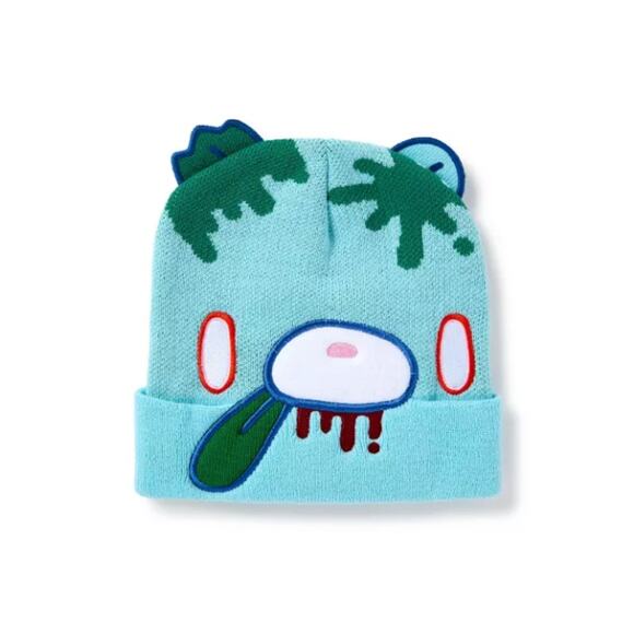 Gloomy Bear Goth Emo Punk Blue Knit Beanie Cosplay Hat - Picture 1 of 2